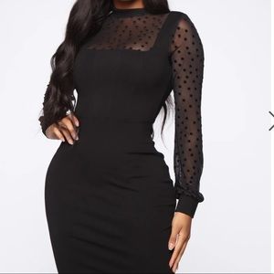 Fashionnova black dress